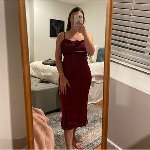 Red Holiday Dress - ASTR The Label